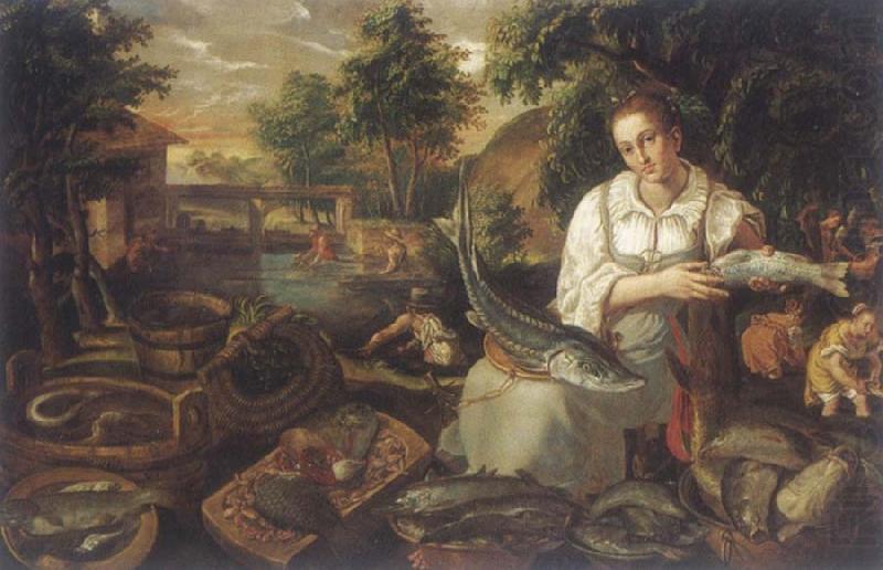 CAMPI, Vincenzo The Fischverkauferin china oil painting image
